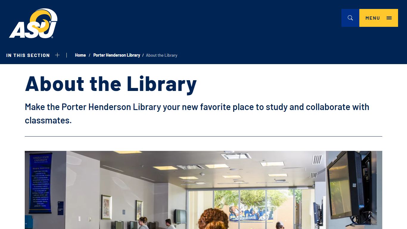 About the Library - Angelo State University